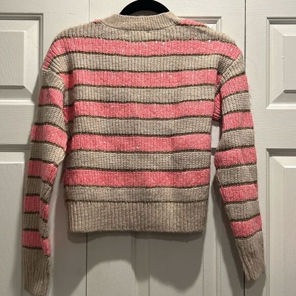 NWT Design History Striped Sequin Cardigan, Size XS - Picture 9 of 11